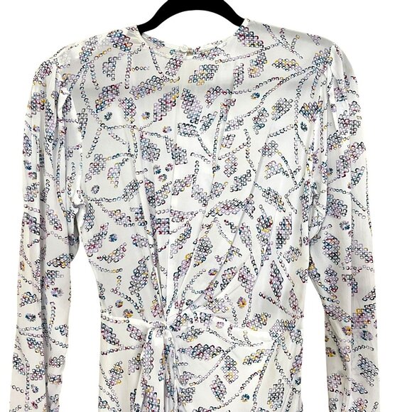 New Isabel Marant Etoile $705 Dulce Mini Dress Size 36 US 4 Small - Picture 5 of 12